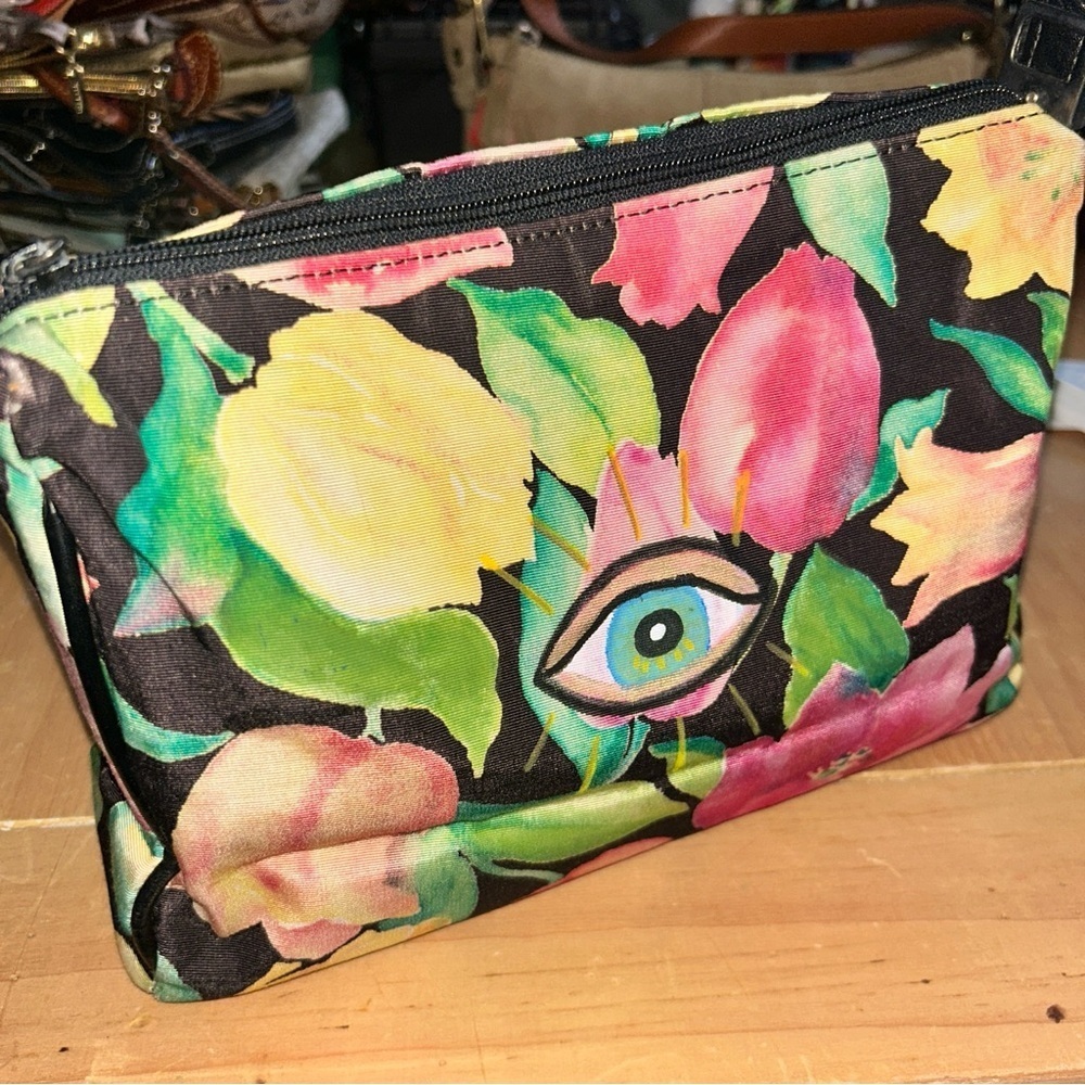 Floral Eye-Print Women's Bag